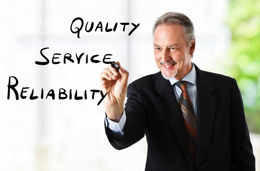 quality service reliability picture